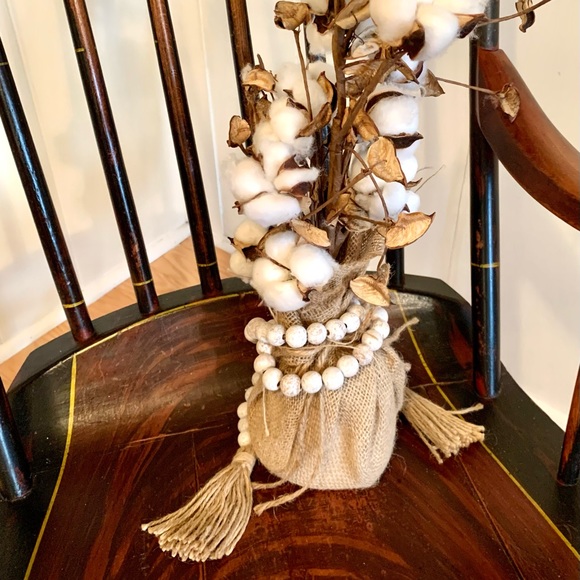 Wood Bead Garland with Tassels #3 - Picture 4 of 7